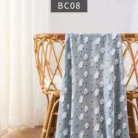 HKM-235347 Bamboo Cotton Newborn Baby Blanket and Bath Towel - Soft, Lightweight, Animal and Cartoon Patterns