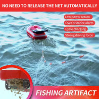 HKM-235347 RC Fishing Boat with One-Click Decoupling, 2.4G Remote Control, Suitable for Ages 8+
