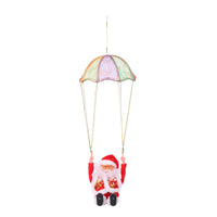 HKM-235539 Climbing Santa Claus Figurine with Music for Christmas Tree and Holiday Decoration