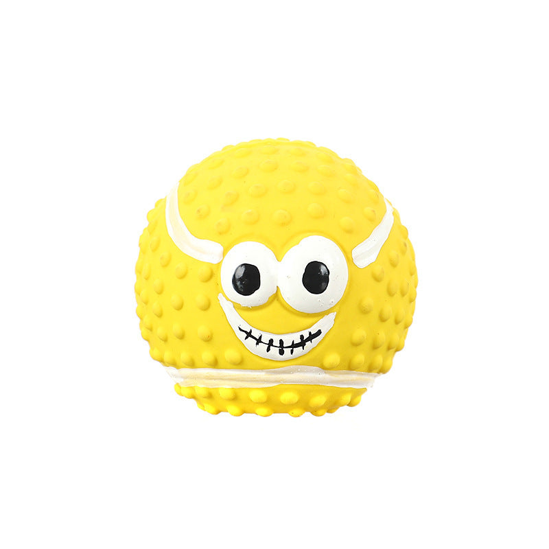 HKM-235539 Teeth Cleaning Pet Latex Ball Sounding Dog Toy
