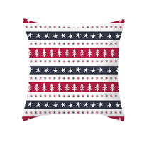 HKM-235603 Cartoon Christmas Pillowcase for Sofa or Office Cushion, 45x45cm, Peach Skin Fabric
