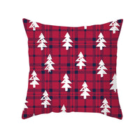 HKM-235603 Cartoon Christmas Pillowcase for Sofa or Office Cushion, 45x45cm, Peach Skin Fabric