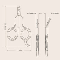 HKM-235603 Professional Pet Nail Clippers with Curved Tips and Ergonomic Handle for Safe Claw Trimming of Cats and Small Dogs