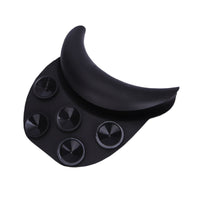 HKM-235731 Silicone Shampoo Chair Pillow with Suction Cup for Barber Shop Use - Black