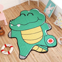 HKM-235859 Soft Cotton Baby Play Mat with White Tiger Design for Kids Ages 0-8+ Years - Perfect for Living Room Decor and Play Areas
