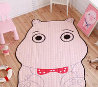HKM-235859 Soft Cotton Baby Play Mat with White Tiger Design for Kids Ages 0-8+ Years - Perfect for Living Room Decor and Play Areas