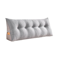 HKM-235923 Removable Washable Cotton and Linen Triangle Backrest Cushion in Multiple Sizes