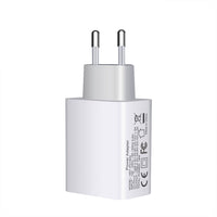 HKM-235987 FDGAO 18W PD Fast Charging Plug with Dual USB Typ-C Ports for Apple 12 Mobile Phones