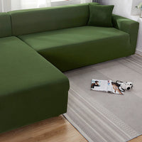 HKM-235987 Solid Color Stretch Sofa Cover for Dust Protection and Slip Resistance