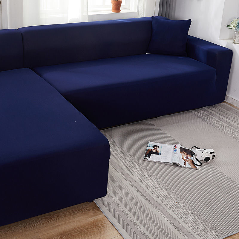 HKM-235987 Solid Color Stretch Sofa Cover for Dust Protection and Slip Resistance