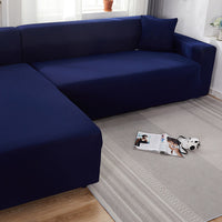 HKM-235987 Solid Color Stretch Sofa Cover for Dust Protection and Slip Resistance