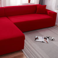 HKM-235987 Solid Color Stretch Sofa Cover for Dust Protection and Slip Resistance