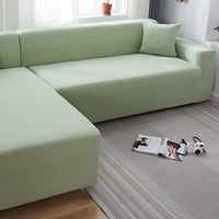 HKM-235987 Solid Color Stretch Sofa Cover for Dust Protection and Slip Resistance