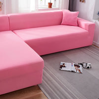 HKM-235987 Solid Color Stretch Sofa Cover for Dust Protection and Slip Resistance