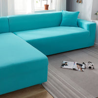 HKM-235987 Solid Color Stretch Sofa Cover for Dust Protection and Slip Resistance