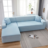 HKM-235987 Solid Color Stretch Sofa Cover for Dust Protection and Slip Resistance