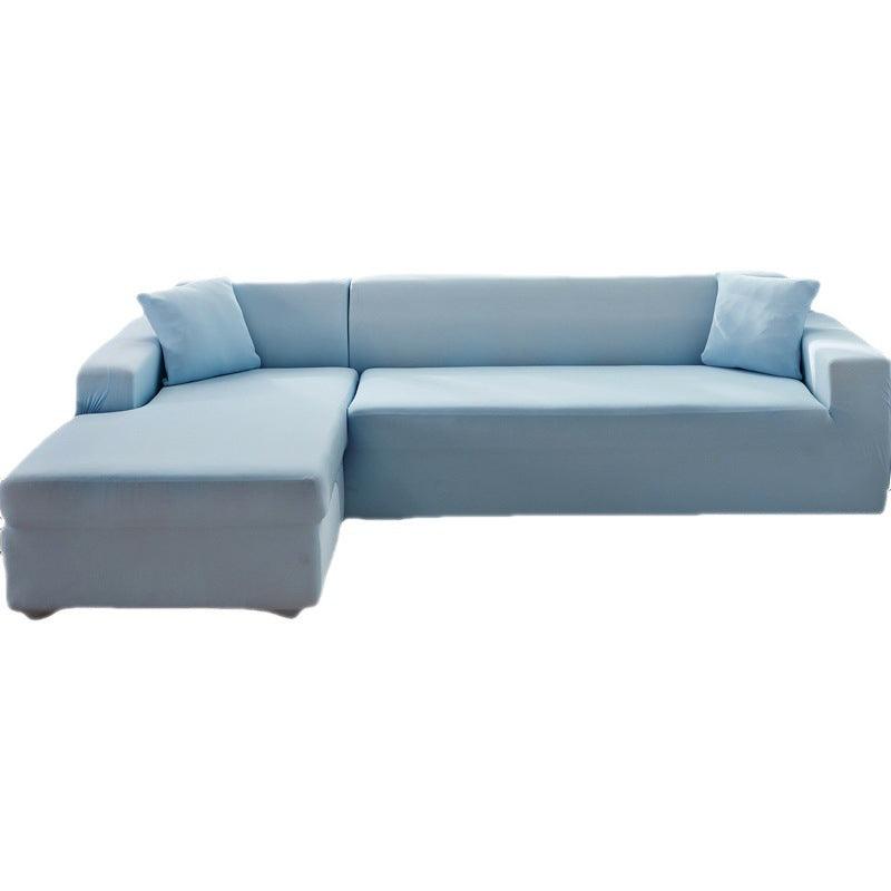 HKM-235987 Solid Color Stretch Sofa Cover for Dust Protection and Slip Resistance