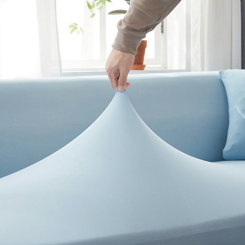 HKM-235987 Solid Color Stretch Sofa Cover for Dust Protection and Slip Resistance