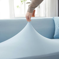 HKM-235987 Solid Color Stretch Sofa Cover for Dust Protection and Slip Resistance
