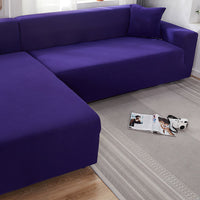 HKM-235987 Solid Color Stretch Sofa Cover for Dust Protection and Slip Resistance