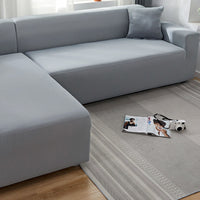 HKM-235987 Solid Color Stretch Sofa Cover for Dust Protection and Slip Resistance