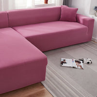 HKM-235987 Solid Color Stretch Sofa Cover for Dust Protection and Slip Resistance