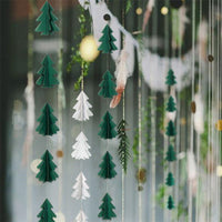 HKM-236051 3D Mini Christmas Flag Scene Show Window Pendant – Various Colors and Snowflake Designs in Paper