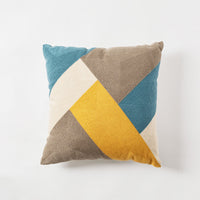 HKM-236051 Modern Geometric Cotton Embroidered Pillowcase for Home and Commercial Spaces