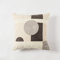 HKM-236051 Modern Geometric Cotton Embroidered Pillowcase for Home and Commercial Spaces