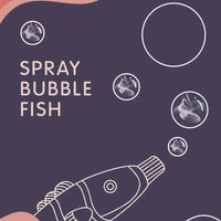 HKM-236179 Electric Automatic Fish Bubble Blower Toy for Kids - Summer Outdoor Fun
