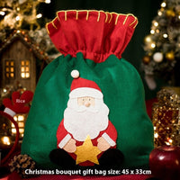 HKM-236371 Creative Cotton Cloth Christmas Gift Bags in Various Designs