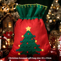 HKM-236371 Creative Cotton Cloth Christmas Gift Bags in Various Designs