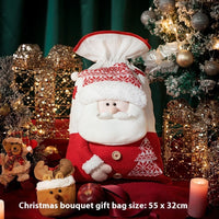 HKM-236371 Creative Cotton Cloth Christmas Gift Bags in Various Designs