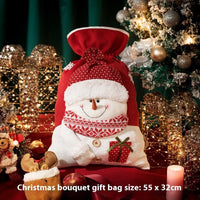 HKM-236371 Creative Cotton Cloth Christmas Gift Bags in Various Designs