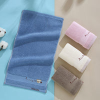HKM-236499 Pure Cotton Cartoon Kids Towel for Home and Kindergarten - Soft, Embroidered Design, 50x25cm