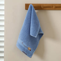 HKM-236499 Pure Cotton Cartoon Kids Towel for Home and Kindergarten - Soft, Embroidered Design, 50x25cm