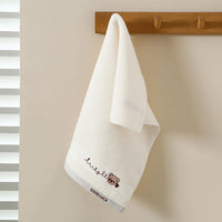 HKM-236499 Pure Cotton Cartoon Kids Towel for Home and Kindergarten - Soft, Embroidered Design, 50x25cm