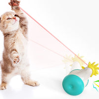 HKM-236691 Funny Cat Toy New Product Electric Sounding Tumbler Hair Laser Chicken Funny Cat Toy
