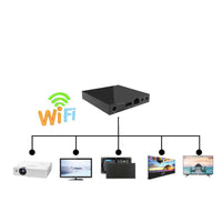 HKM-236947 HD Play Box Network Multimedia Player - 1080P Output, 8GB Storage, WiFi & HDMI Connectivity