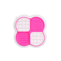 HKM-236947 Multi-functional Non-slip Pet Slow Food Plate with Suction Cup - Available in Blue, Pink, Green, 235mm Size