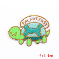 HKM-237011 Cartoon Frog Duck Embroidery Patch for Clothing and Home Textiles