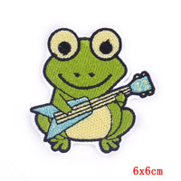 HKM-237011 Cartoon Frog Duck Embroidery Patch for Clothing and Home Textiles