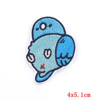 HKM-237011 Cartoon Frog Duck Embroidery Patch for Clothing and Home Textiles