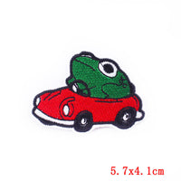 HKM-237011 Cartoon Frog Duck Embroidery Patch for Clothing and Home Textiles
