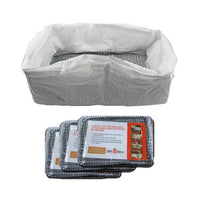 HKM-237011 Pet Clean Sand Filter with Environmentally Friendly PE Nylon Material - Cat Litter Filter Set (10pcs)