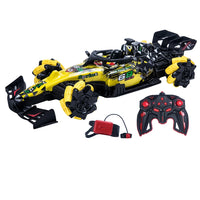 HKM-237075 2.4G Remote Control Drift Car with LED Lights and Mist Spray – 360 Spin Function Suitable for Ages 5 and Up
