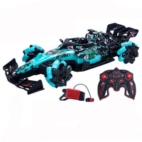 HKM-237075 2.4G Remote Control Drift Car with LED Lights and Mist Spray – 360 Spin Function Suitable for Ages 5 and Up