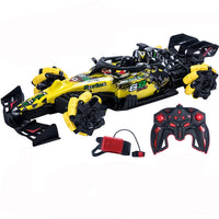 HKM-237075 2.4G Remote Control Drift Car with LED Lights and Mist Spray – 360 Spin Function Suitable for Ages 5 and Up