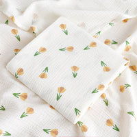 HKM-237075 Korean Baby Double-Layer Gauze Bath Towel in Fun Patterns and Soft Colors