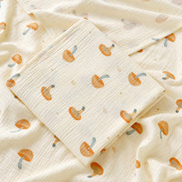 HKM-237075 Korean Baby Double-Layer Gauze Bath Towel in Fun Patterns and Soft Colors
